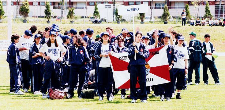 Seleco de Aveiro no Olmpico Jovem de 1999.