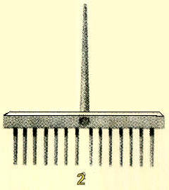 [2] - Ancinho de apanhar. Desenho de D. Jos de Castro. / p. 26 /