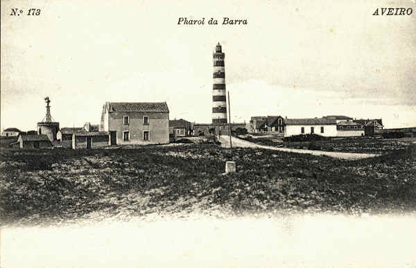 N. 178 - AVEIRO Pharol da Barra - Edio de Alberto Malva, Rua de S. Julio, 41 Lisboa - SD - Dimenses 13,8x8,9 cm. - Col.  FMSarmento.