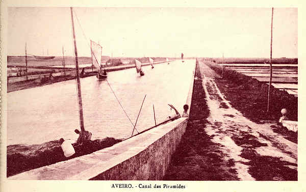 SN - AVEIRO Canal das Pirmides - Edio Souto Ratolla, Aveiro - SD - Dimenses: 14x9,2 cm. - Col. FMSarmento