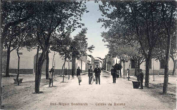 S/N - Portugal-Caldas da Rainha Rua Miguel Bombarda - Editor Ourivesaria Portuense - Editado em 1911 - Dimenses: 14x9 cm. - Col. Miguel Chaby.