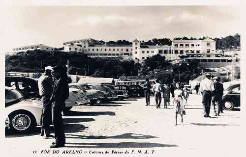 N. 19 - Foz do Arelho - Colnia de frias da FNAT - Edio Passaporte (Loty) - (circulado em 1963) - Dimenses: 14x9 cm. - Col. Miguel Chaby.