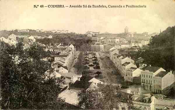 N. 48 - Coimbra: Avenida S da Bandeira, Cumeada e Penitenciria - Edio da Havaneza Central, R. Visconde da Luz, 2 a 6-Coimbra - S/D - Dimenses: 13,8x8,7 cm. - Col. Aurlio Dinis Marta.