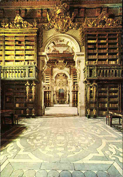 N. 2002 - COIMBRA PORTUGAL Biblioteca da Universidade - Edio Centro de Caridade "Nossa Senhora do Perptuo Socorro", PORTO - S/D - Dimenses: 15x10,5 cm. - COl. Ftima Bia.