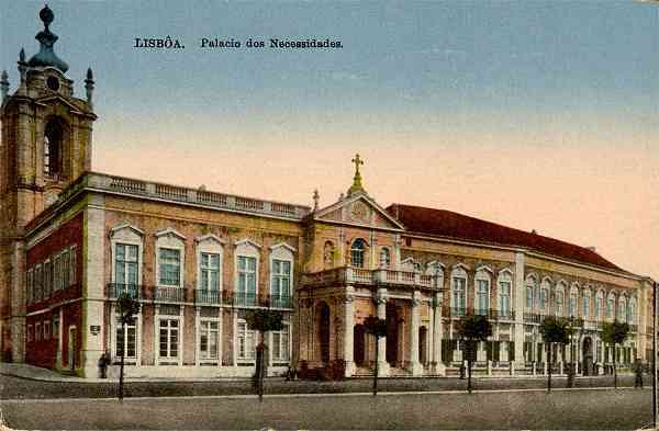 S/N - Lisboa: Palacio das Necessidades - S/D - Sem editor [HSNS] - Dimenses: 14x9,1 cm. - Col. Aurlio Dinis Marta.