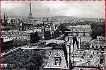 N 3066 - Paris. Perspectiva das sete pontes - Edit Andr Laconte, Paris - Circulado em 1951 - Dim. 13,6x8,9 cm - Col. Amlcar Monge da Silva