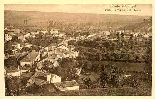 N. 5847/17 - Pombal-Portugal: Parte da Vista Geral. N. 3 - Edio de Jos Luiz da Cunha & Irmo, Sucessores - S/D - Dimenses: 14x9 cm - Col. nio C. Semedo.