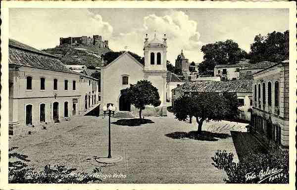 N. 436640 - Pombal-Egreja Matriz e Relogio Velho - Edio de Aires dos Santos Sota, Pombal - S/D - Dimenses: 13,9x9 cm. - Col. nio C. Semedo.