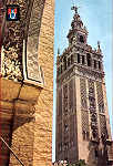 N 2 - Sevilha, La Giralda (1) - Editor no indicado - SD - Circulado em 1966 - Dim. 14,9x10,2 cm - Col. Amlcar Monge da Silva