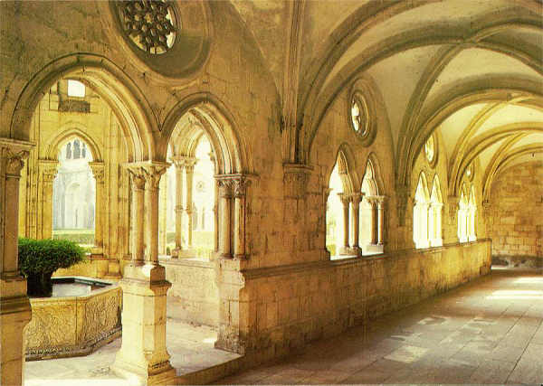 S/N - Galeria do Refeitrio - Edio Mosteiro de Santa Maria de Alcobaa, Portugal - S/D - Dimenses: 14,8x10,5 cm. - Col. HJCO (1988).