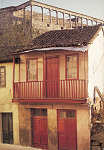 N. 16 - Amarante-Portugal. Arquitectura popular. Rua do Seixedo - Fotografia Jos Emanuel Queirs - Edies Arturis - SD - Dim. 14,9x10,5 cm. - Col. nio Semedo.