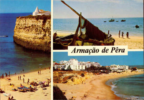 N. 1241 - Armao de Pra Algarve - Edio FOTO-VISTA Lda, Apartado 1, 8401 Lagoa Codex Algarve Tel. (082) 57385 - S/D - Dimenses: 14,7x10,2 cm. - Col. Graa N. 763 - ARMAO DE PRA Portugal Arco dos Namorados - Edio CMER, Trav. do Alecrim, 1 Telf. 328775, Lisboa - S/D - Dimenses: 14,7x10,2 cm. - Col. Graa Maia.