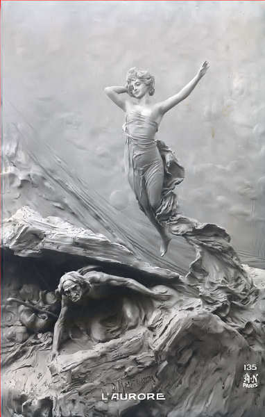 N 135 - L'Aurore - Editor A. Noyer, 1911 - Allegorie N 135 - Dim. 13,7x8,8 cm - Col. A. Monge da Silva