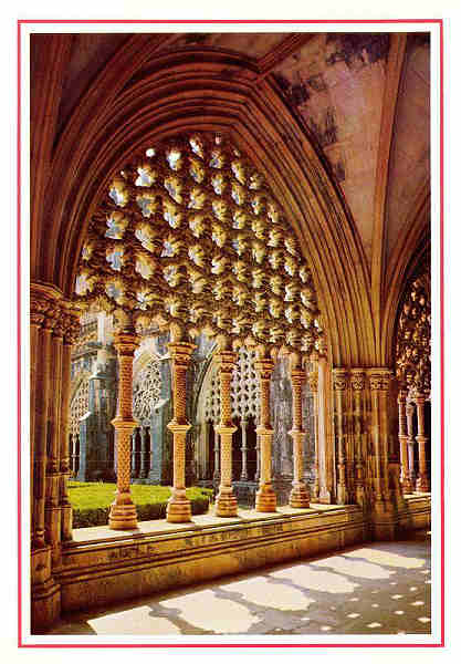 N. 2048 - BATALHA (Portugal) Mosteiro - Claustro Real (Arcada Manuelina) - Ed. Dlia - S/D - Dimenses 10,5x14,9 cm. - Col. HJCO.