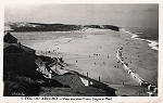 N. 6 - Portugal_Caldas da Rainha-Foz do Arelho-Vista das duas Praias (Lagoa e Mar) - Editor Passaporte Loty (Editado em 1951) - Dimenses: 9x14 cm. - Col. Miguel Chaby