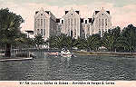 N. 734 - Portugal Caldas da Rainha Pavilhes do Parque D. Carlos - Editor Alberto Malva (Editado em 1908) - Dimenses: 9x14 cm. - Col. Miguel Chaby