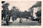 N. 1269 - Portugal Caldas da Rainha Passeio do lago - Editor Alberto Malva (Editado em 1910) - Dimenses: 9x14 cm. - Col. Miguel Chaby