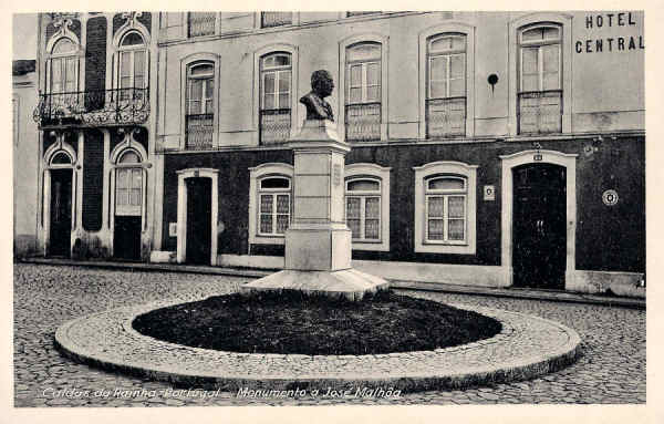 S/N  Portugal-Caldas da Rainha Monumento a Jos Malhoa - Editor Fernando Daniel de Sousa (Editado em 1935) - Dimenses: 14x9 cm. - Col. Miguel Chaby