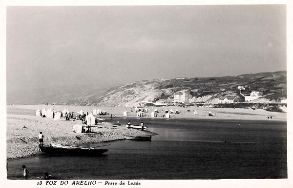 N. 13 - Portugal Caldas da Rainha Foz do Arelho-Praia da Lagoa_Editor Passaporte Loty Editado 1951 - Dim. 9x14 cm. - Col. M. Chaby