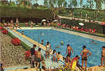 SN - CALDAS DAS TAIPAS. Piscina - Lito Lusitana, Porto - Circulado em 1964 - SD - Dim.14,9x10,2 cm - Col. A.Monge da Silva