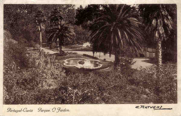 N 09 - PORTUGAL - Curia Parque. O Jardim - Ed. Grande Hotel da Curia - Dim. 13,9x9,0 cm - Col. A. Simes (130).