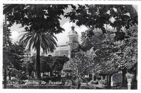 SN - Curia - Jardim do Parque - Edio Grande Bazar de Arte Regional (E.F.N.) (fotogrfico) - Dim. 14,1x9,1 - Circul. 7-1957 - Col. A. Simes (194-2).