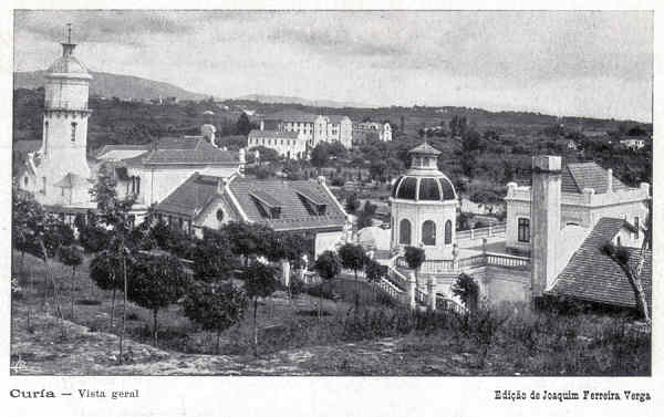 SN - Curia - Vista geral - Ed. Joaquim Ferreira Verga - Dim. 13,8x8,9 cm - Col. A. Simes (026-1).