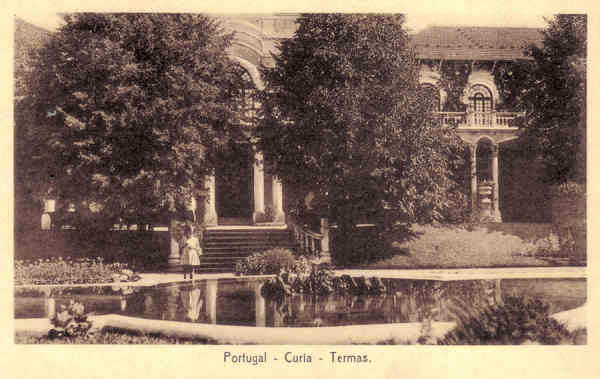 SN - Portugal - Curia - Termas - Ed. do Grande Hotel da Curia - Dim14,4x9,0 cm - Col. A. Simes (173).