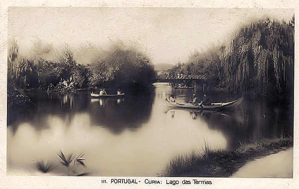 N 111 - PORTUGAL-Curia. Lago das Termas - Ed. Alexandre d'Almeida, Lisboa - Col. A. Simes(323).