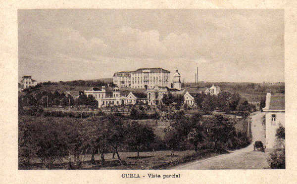 SN - CURIA-Vista parcial - Ed. Alberto Malva, Lisboa (caderneta) - SD - Dim. 14,4x8,9cm - Col. A. Simes (303).