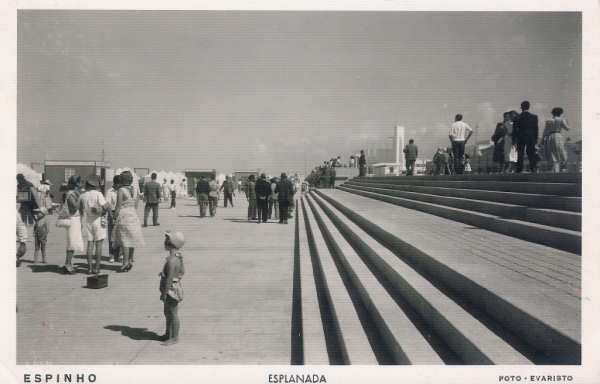 SN - Portugal. Espinho - Esplanada - Editor Foto Evaristo (1955) - Dim. 140x90 mm - Col. Michel Chaby