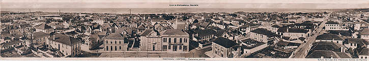 SN - Portugal. Espinho - Panorama Parcial - Editor Liga dos Interesses Gerais de Espinho - Dim. 28x9 cm - Col. M. Chaby.