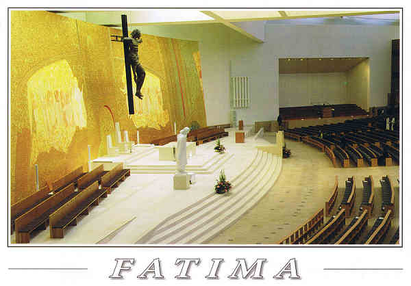 N. 637 - FTIMA-Portugal - Igreja da Santssima Trindade - Ed. Misses Consolata - S/D - Dim: 15x10,5 cm - Col. Manuel e Ftima Bia (2008).