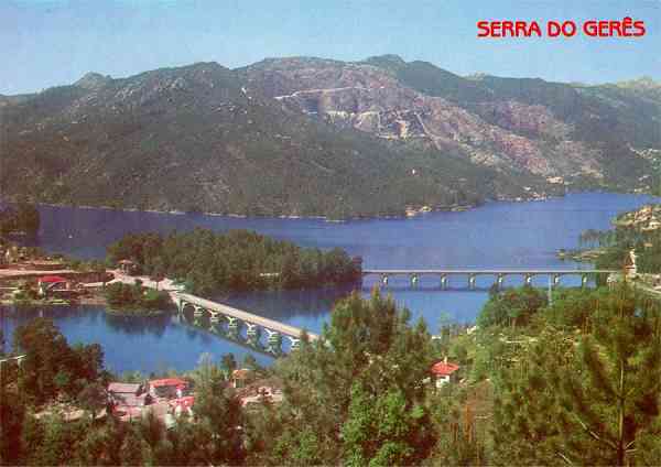 N. 422 - (Portugal) Serra do Gers Um aspecto da albufeira da barragem da Caniada - Edio Lusocolor, Arcos de Valdevez - S/D - Dimenses: 14,9x10,5 cm. - Col. Manuel Bia.