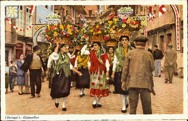 N 146 - (Portugal) Guimares. No seu maior dia festivo (Gualterianas) - Ed. de C. Conseil de Vasconcelos (Tabacaria Africana) Porto - SD - Dim. 90x140 mm - Col. nio Semedo