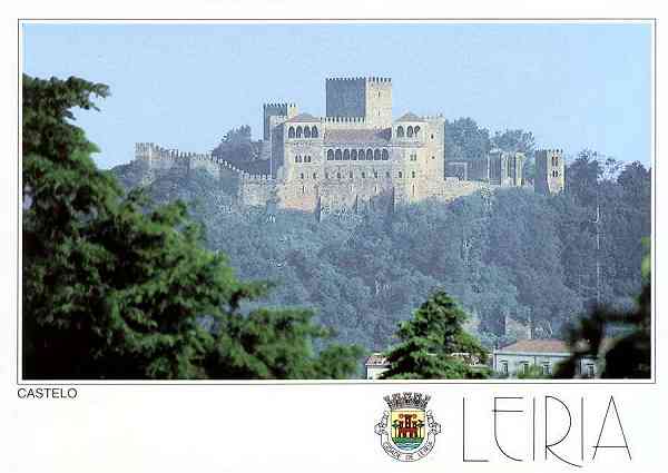 N.  8 - LEIRIA-Portugal Castelo - Edio da Regio de Turismo de Leiria, Rota do Sol - S/D - Dimenses: 15x10 cm. - Col. R. Gaspar.