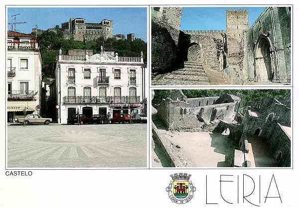 N. 14 - LEIRIA-Portugal Castelo - Edio da Regio de Turismo de Leiria, Rota do Sol - Dimenses: 15x10 cm. - Col. R. Gaspar.