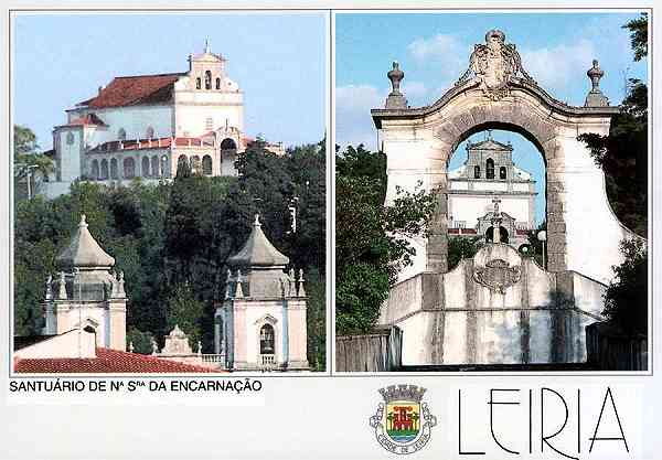 N. 13 - LEIRIA-Portugal Santurio de Nossa Senhora da Encarnao - Edio da Regio de Turismo de Leiria, Rota do Sol - S/D - Dimenses: 15x10 cm. - Col. R. Gaspar.