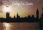 N. A6 - LONDON - Houses of Parliament - Ed. Thomas & Benacci Ltd. LONDON - Tel.(01)4032835 Printed in Italy RIALTO - SD - Dim. 14,8x10,3 cm - Col. Manuel Bia (1986)