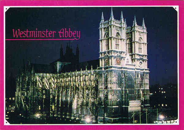 Lo1 - LONDON - Westminster Abbey - Ed. Thomas & Benacci Ltd. LONDON - Tel.(01)4032835 Printed in Italy - SD - Dim. 14,8x10,4 cm - Col. Manuel Bia (1986)