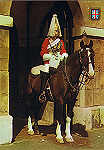 N. 69 - LONDON. A Sentry of the Life Guards - Ed. FISA-Great Britain-LONDON Golden Shield Palaudarias, 26 Barcelona - Printed in Spain - SD - Dim. 10,3x14,8 cm - Col. Manuel Bia (1986)