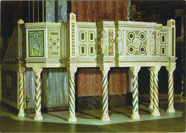 L6/SP.2536 - Westminster Cathedral. The Pulpit - Ed. DRG Printed in Great Britain by J. ARTHUR DIXON - SD - Dim. 14,8x10,6 cm - Col. Manuel Bia (1986)