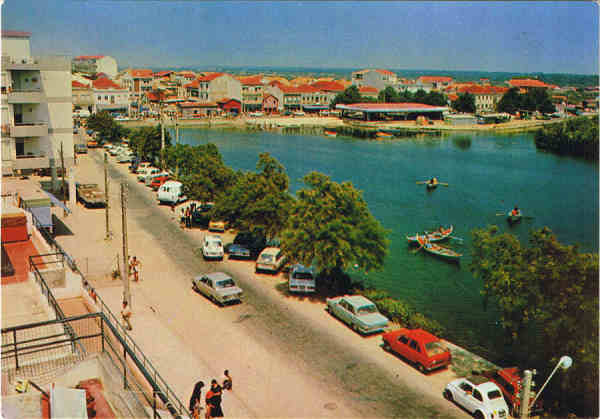 N. 1506 - Praia de Mira - Portugal  Vista parcial e Barrinha - Ed. SUPERCOR Portugal Turstico Dist. por RAN-LISBOA, RUA DA QUINTINHA 70-B - SD - Dim. 15x10,5 cm - Col. Ftima Bia (1978).