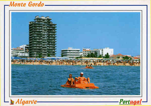 N. 1129 - MONTE GORDO Algarve Ed. Artes Grficas - SD - Dim. 15x10,5 cm. - Col. Mario Silva.