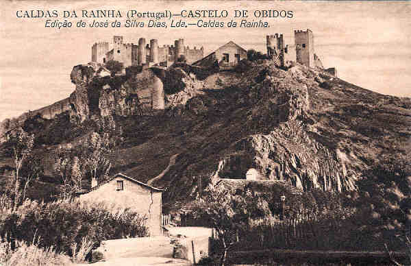 S/N - Portugal-bidos Castelo de bidos - Editor Jos da Silva Dias - Editado em 1930 - Dimenses: 13,5x8,8 cm. - Col. Miguel Chaby