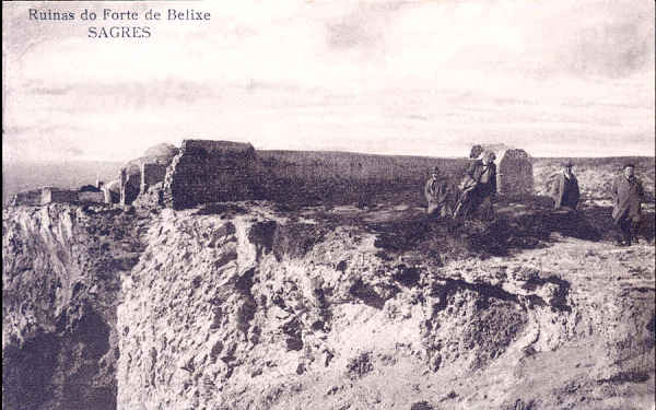 SN - SAGRES. Runas do Forte de Belixe - Edio da Casa comercial e Hotel Jose Luiz Junior (Ocogravura Lda Rua D.Pedro V, 18 - Lx)- Dim. 13,7x8,8 cm - Col. A. Monge da Silva (1930)