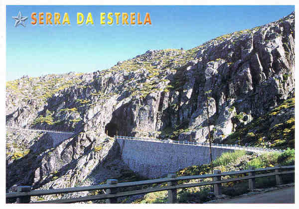 SEV - 0002 SERRA DA ESTRELA (PARQUE NATURAL) Beira Alta PORTUGAL  Tnel no sop do Cntaro Raso - Ed. GRAFIPOST - Editores e Artes Grficas, Lda - TEL.: 214342080 FILIAL-LOUL - 2006 - Dim. 15x10,5 cm - Col. Manuel Bia (2010)