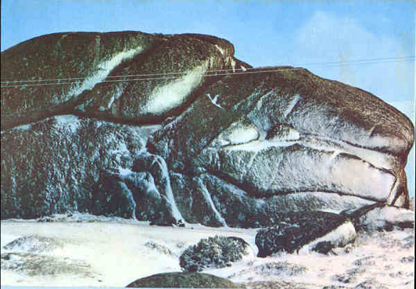 Ref 1111 - SERRA DA ESTELA. Efeitos no Granito, Lagarto - Edio RAN, Lisboa - SD - Dim. 14,9x10,3cm - Col. A. Monge da Silva (1975)