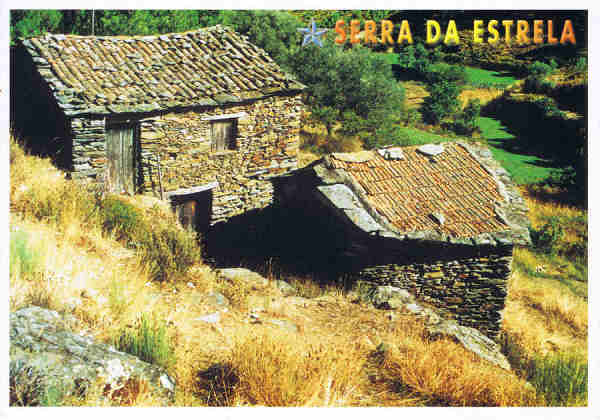 SEV-0019 - SERRA DA ESTRELA (PARQUE NATURAL) Beira Alta PORTUGAL Casas tpicas rurais - Ed. GRAFIPOST - Editores e Artes Grficas,Lda - TEL. 214342080 FILIAL-LOUL - 2006 - Dim. 15x10,5 cm - Col. Ftima Bia (2010)