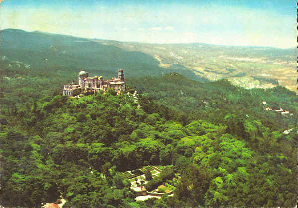 N. 755/35 - SINTRA Palcio da Pena vistodoar - Edio Portugal Turstico - S/D - Dimenses: 15x10,1 cm. - Col. Manuel Bia. (Circulado em 14/12/1970)